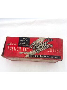 Ekco Miracle Stainless Steel French Fry Cutter With Removable Blades